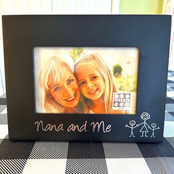 Accents New Black Picture Frame Nana And Me 4x6 Poshmark
